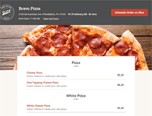 Tablet Screenshot of bravopizzaphiladelphia.com